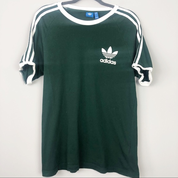 dark green adidas shirt